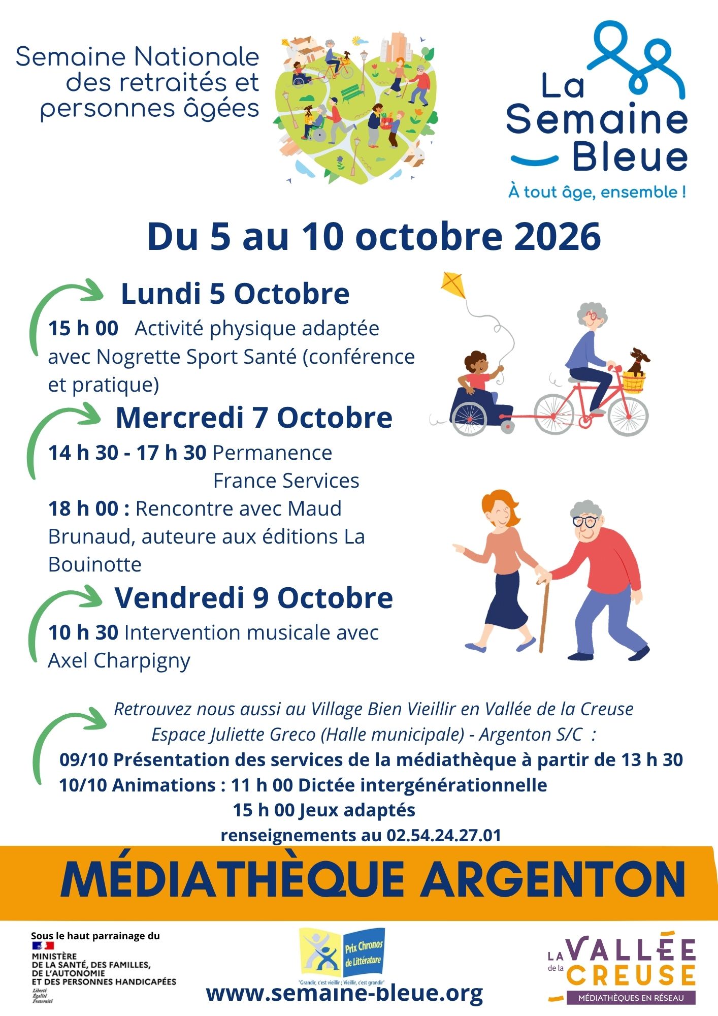 Semaine Bleue à Éguzon-Chantôme